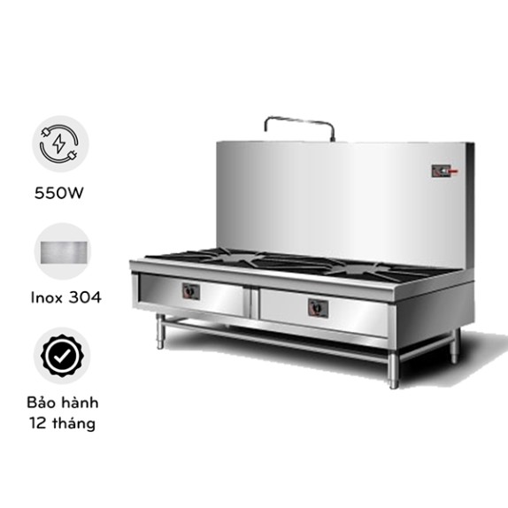 Bếp inox công nghiệp