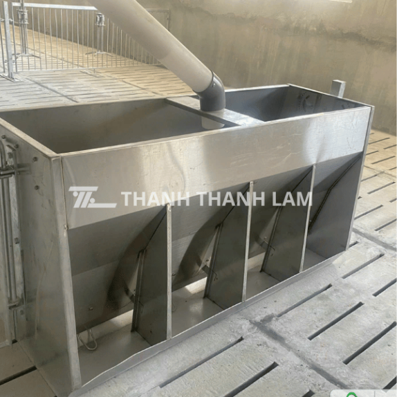 Máng Ăn Inox Cho Heo