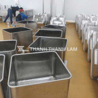 Máng Ăn Inox Cho Heo